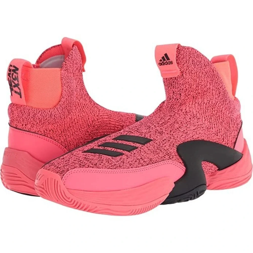 Adidas N3Xt L3V3L 2020 Signal‎ Pink Basketball SHOES NEW NWT Size  17 FW9246